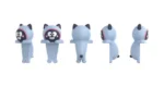 Green Lion Buddies Adhesive Mini Figures
