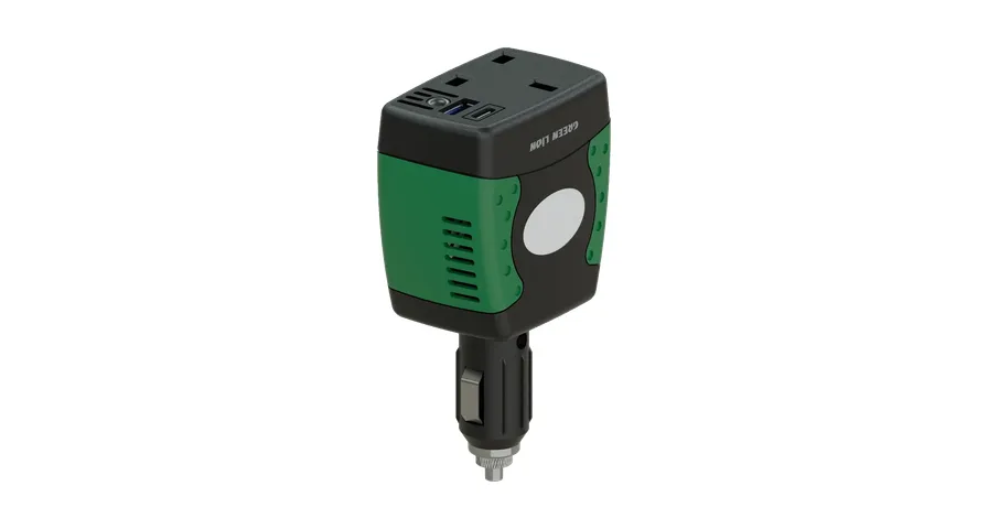 Green_Lion_Car_Power_Hub_150W__120b2d70b2 Green Lion Car Power Hub 150W Car Inverter - Black