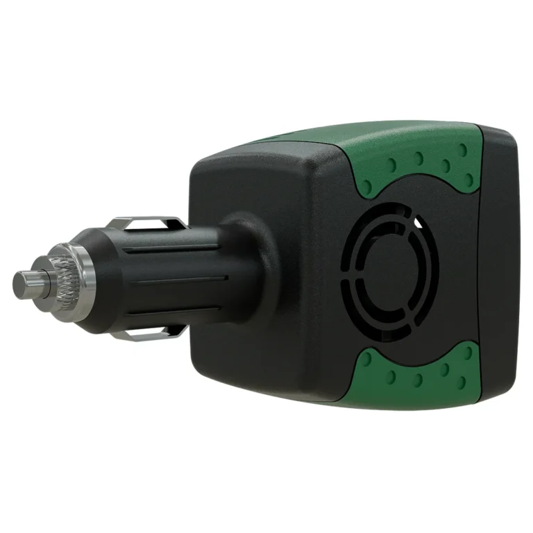 Green Lion Car Power Hub 150W Car Inverter - Black