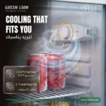 Green Lion Classic 55L Mini Fridge - White