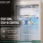 Green Lion Classic 83L Mini Fridge - White