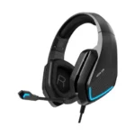 Green Lion Commander Wired Gaming Headphones - Black