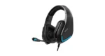 Green Lion Commander Wired Gaming Headphones - Black
