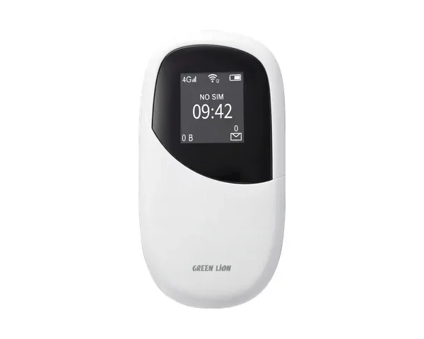 Green Lion Connect 4G LTE Portable MiFi Router - White