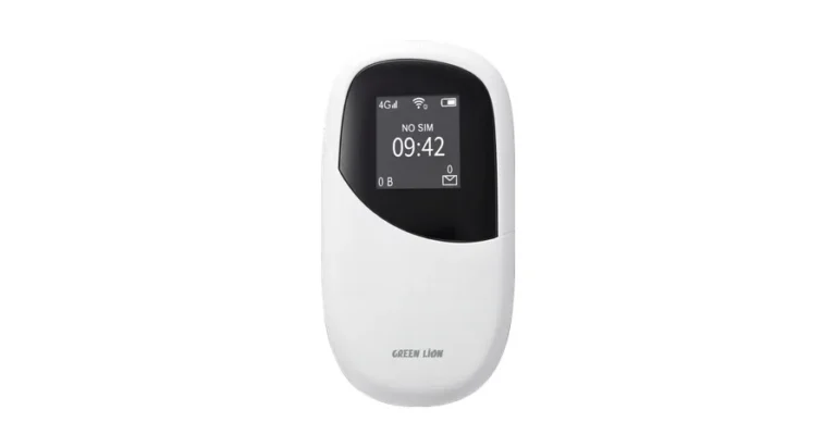 Green Lion Connect 4G LTE Portable MiFi Router - White