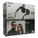 Green Lion Denver AI Smart Camera Glasses - Black