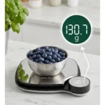 Green Lion Digital Kitchen Scale with Tare Function & Large LCD Display – Silver