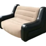 Green Lion Double Seater Inflatable Sofa - Beige