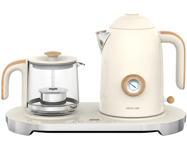 Green Lion Duo Classic Kettle Tea & Coffee Maker - Beige