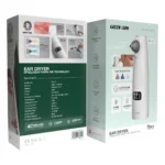 Green Lion Ear Dryer with Intelligent Warm-Air Technology - White