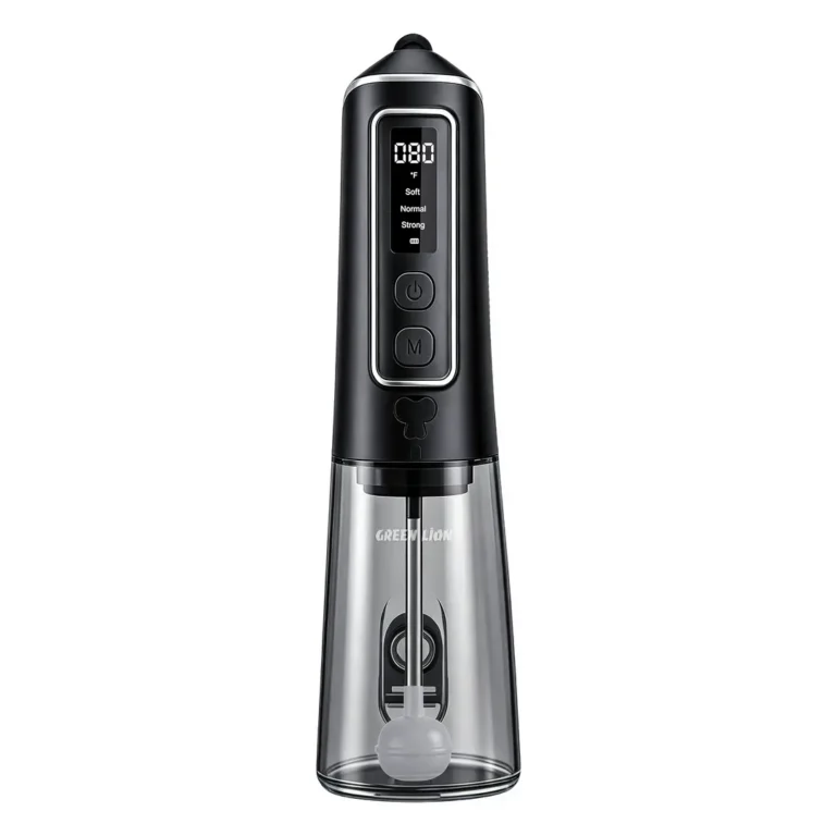 Green Lion Ear Wax Remover with Water-Powered Ear Cleaning - Black