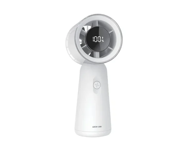 Green Lion Elvar Handheld Fan - White