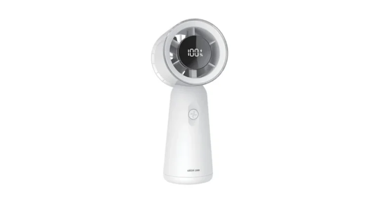 Green Lion Elvar Handheld Fan - White