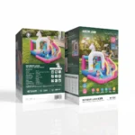 Green Lion GIP-12 Wonder Land Inflatable Bounce House - Pink