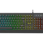 Green Lion GKM-65 Gaming Mouse & Keyboard Combo - Black