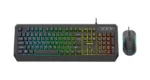 Green Lion GKM-65 Gaming Mouse & Keyboard Combo - Black