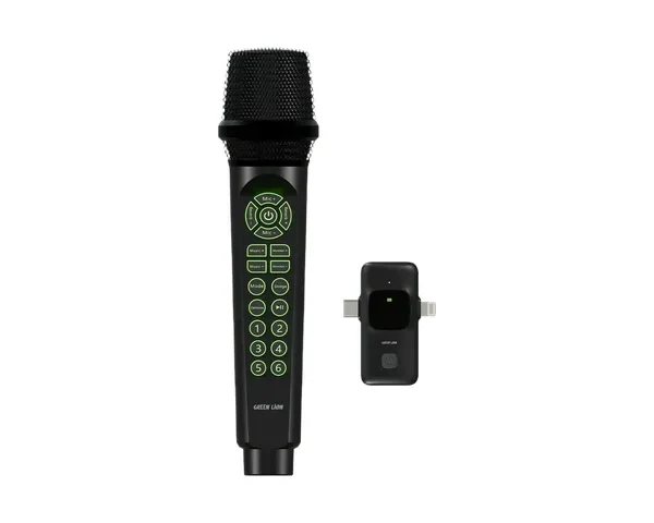 Green Lion GM-96X Wireless Microphone with Remote - Black
