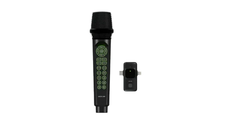 Green Lion GM-96X Wireless Microphone with Remote - Black