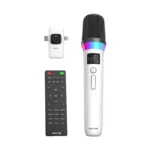 Green Lion GM-97X Wireless Microphone with Remote - White
