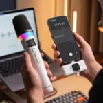 Green Lion GM-97X Wireless Microphone with Remote - White