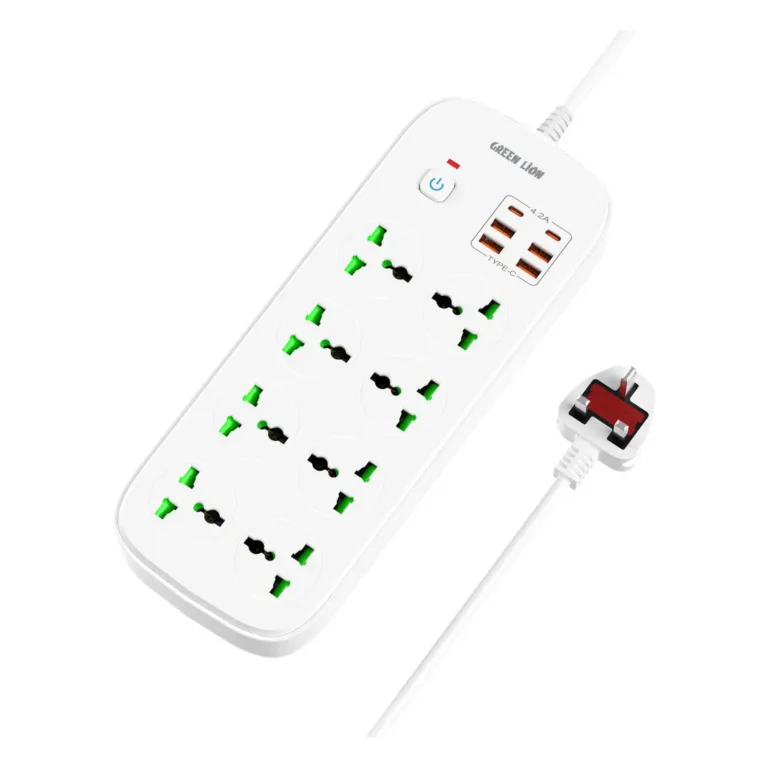Green Lion GS-900 14-in-1 Power Socket - White
