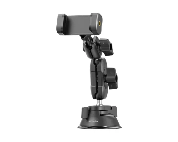 Green Lion GX-101 Suction Mount Car Phone Holder – Black