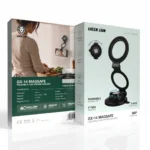 Green Lion GX-14 MagSafe Foldable Car Phone Holder - Black