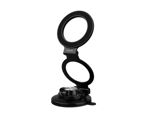 Green Lion GX-14 MagSafe Foldable Car Phone Holder - Black
