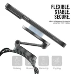 Green Lion GX-26 MagSafe Wrist Phone Mount with 360° Rotatable Base - Black