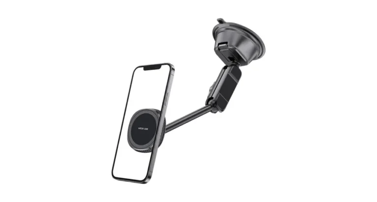 Green Lion GX-89 MagSafe Suction Car Phone Holder - Black