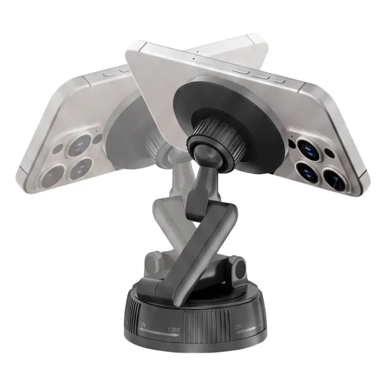 Green Lion GX-95 MagSafe Suction Car Phone Holder - Black