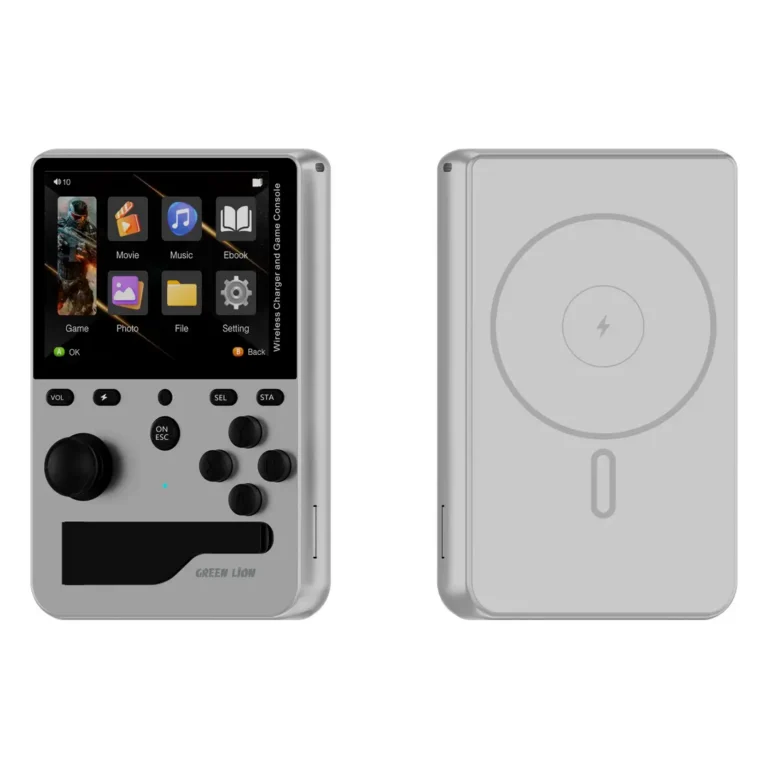 Green Lion Game On Gaming Console & Powerbank - Silver