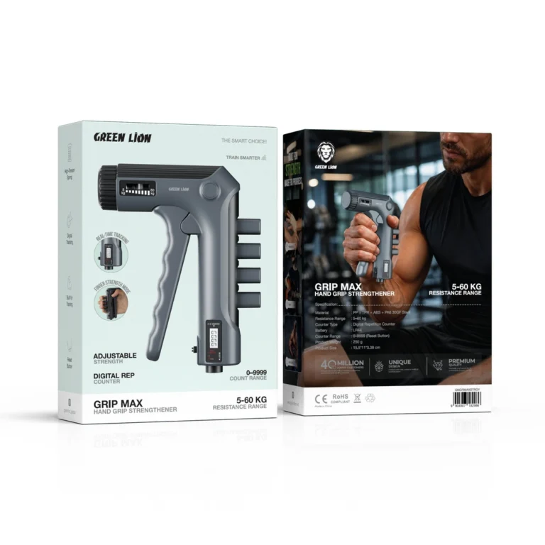 Green Lion Grip Max Hand Grip Strengthener - Grey