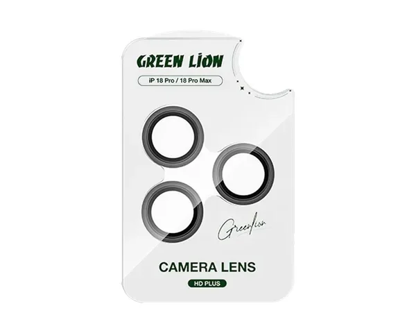 Green Lion HD Plus Camera Lens Protector for iPhone 18 Pro Max - Black
