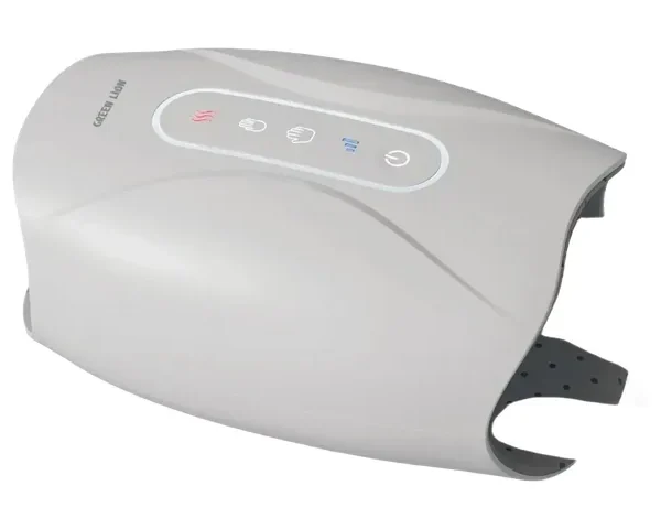 Green Lion Hand Massager with Heat and Compression - White