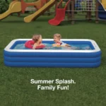 Green Lion Inflatable Swimming Pool - Blue