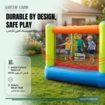 Green Lion Joy Land GIP-9 Inflatable Bounce House - Orange