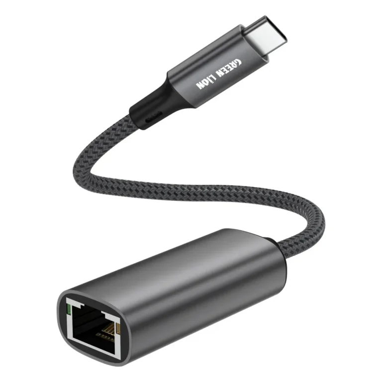 Green Lion Link Hub USB-C to Ethernet Adapter - Grey