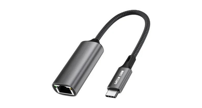 Green Lion Link Hub USB-C to Ethernet Adapter - Grey