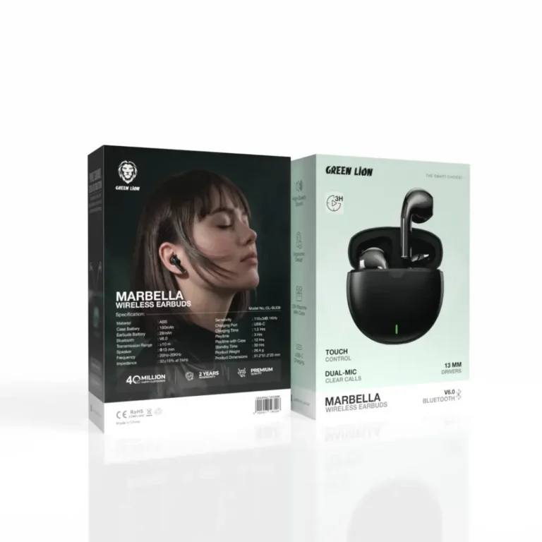 Green Lion Marbella Wireless Earbuds – White
