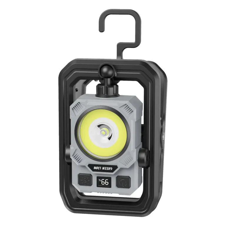 Green Lion Mini Clip LED Rechargeable & Dual Color Light - Black
