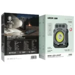 Green Lion Mini LED Rechargeable & Dual Color Light - Black