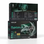 Green Lion Phantom 32" Gaming Monitor - Black