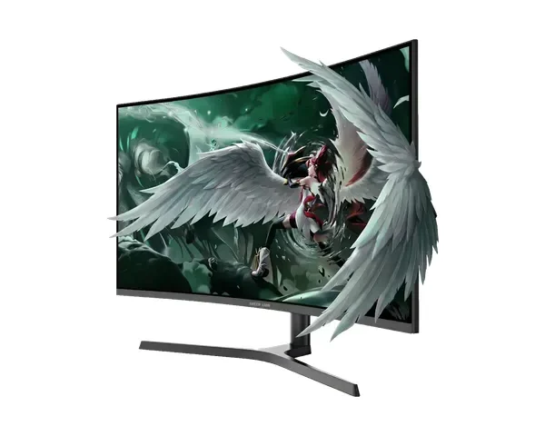 Green Lion Phantom 32" Gaming Monitor - Black