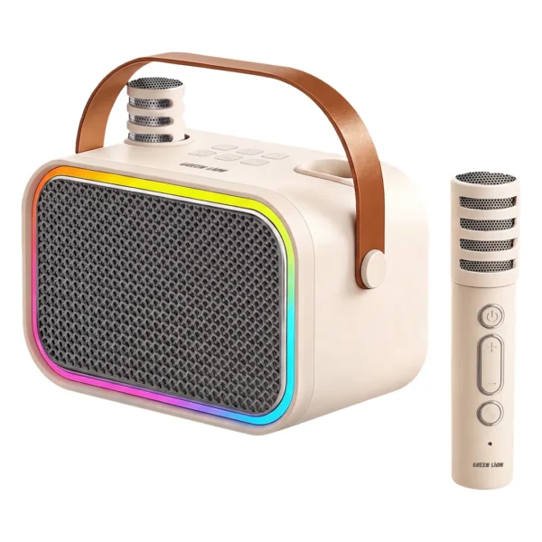 Green Lion Pico Kids Karaoke Speaker - Beige