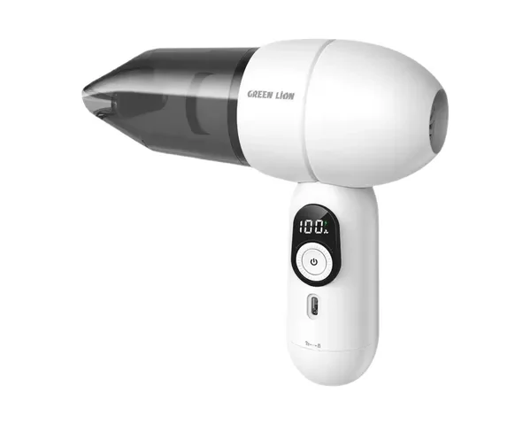 Green Lion Porta Vac 5-in-1 Mini Vacuum - White
