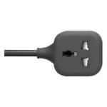 Green Lion Power Guard Universal Extension Socket - Black
