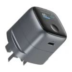 Green Lion Prime AVS TFT Wall Charger With GaNStorm Technology - Grey