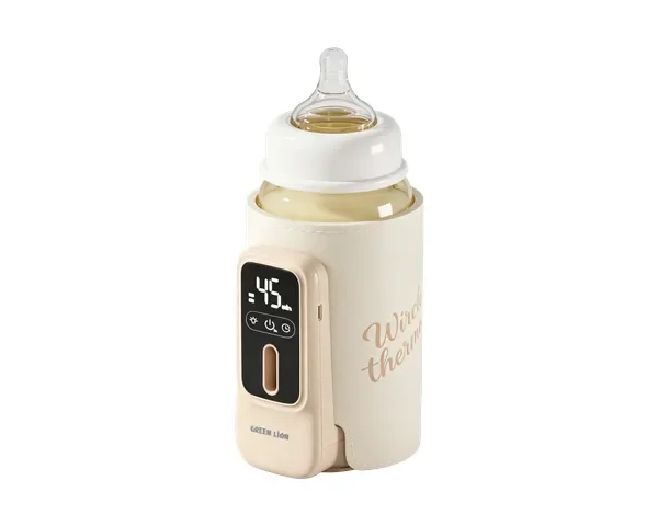 Green Lion Rechargeable 6000mAh Bottle Warmer - Cream
