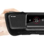 Green Lion Rechargeable Wrist Massager with Heat Compress & Vibration - Black